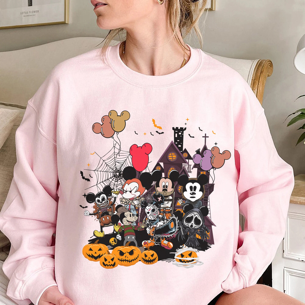 Mickey Horror Character Halloween Shirt Halloween Party Shirt Gildan Shirt - 2.jpg