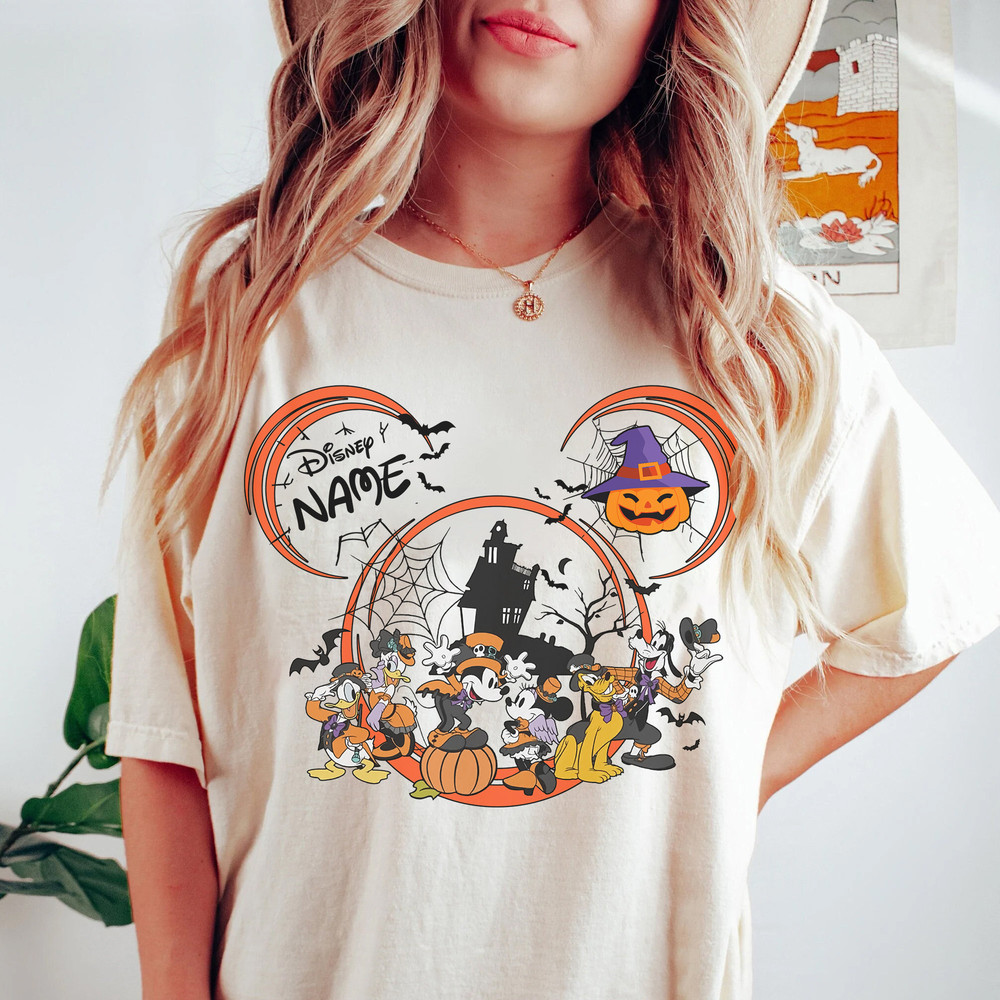 Personalize Mickey Halloween Shirt Mickey Halloween Pumpkin Shirt Gilden Shirt - 1.jpg