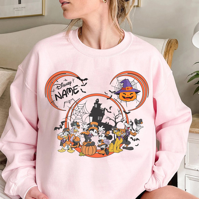 Personalize Mickey Halloween Shirt Mickey Halloween Pumpkin Shirt Gilden Shirt - 2.jpg