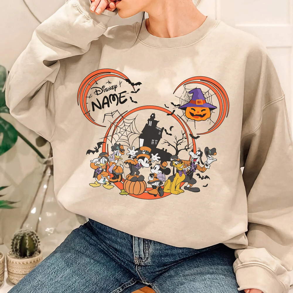 Personalize Mickey Halloween Shirt Mickey Halloween Pumpkin Shirt Gilden Shirt - 3.jpg