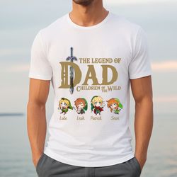 personalize the legend of dad shirt, tears of the kingdom shirt, fathers day gifts tee