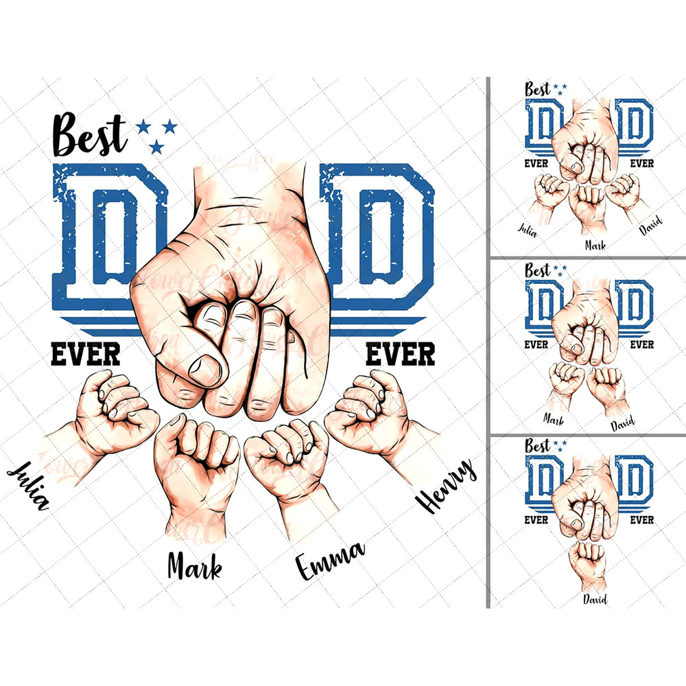 Personalized Best Dad Ever Mug, Custom Father And Kids Bump With Name Mug, Happy Father's Day Gift, Funny Gift For Dad, For Husband - 2.jpg