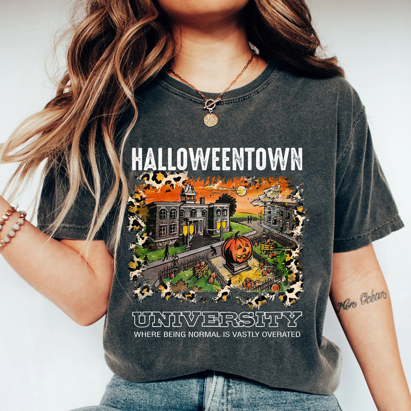Retro Halloweentown University Shirt, Halloween Town Shirt, Pumpkin Halloweentown Shirt - 1.jpg
