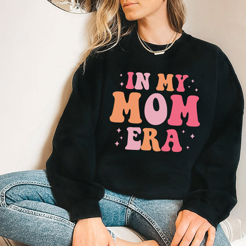 Retro In My Mom Era Comfort Colors T-Shirt Mother's Day Gift, Swiftie Mom Sweatshirt, New Mom Era LongSleeve, Hoodie - 2.jpg