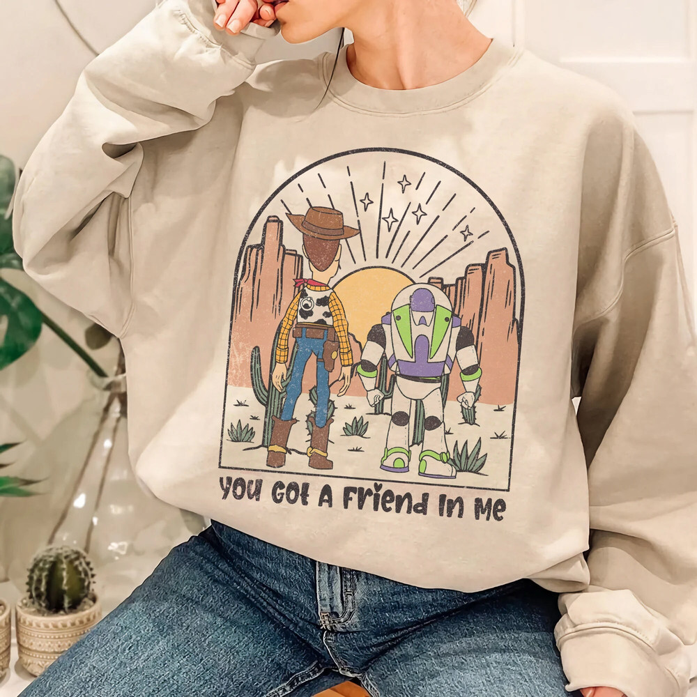 Retro You've Got A Friend In Me Shirt Toy Story Shirt Woody And Buzz Lightyear Shirt - 5.jpg