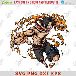 ace,one piece svg bundle, luffy gear 5 svg , luffy nika, one piece anime, manga, one piece png, vector file