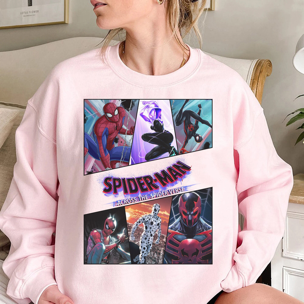 Spider-Man Across the Spider-Verse 2023 Shirt, Spider Man Miles Morales Shirt, Ghost Spider Gwen Stacy, Spider Peter Parker Shirt - 4.jpg