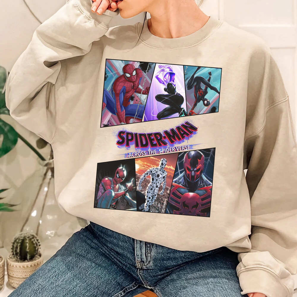 Spider-Man Across the Spider-Verse 2023 Shirt, Spider Man Miles Morales Shirt, Ghost Spider Gwen Stacy, Spider Peter Parker Shirt - 5.jpg