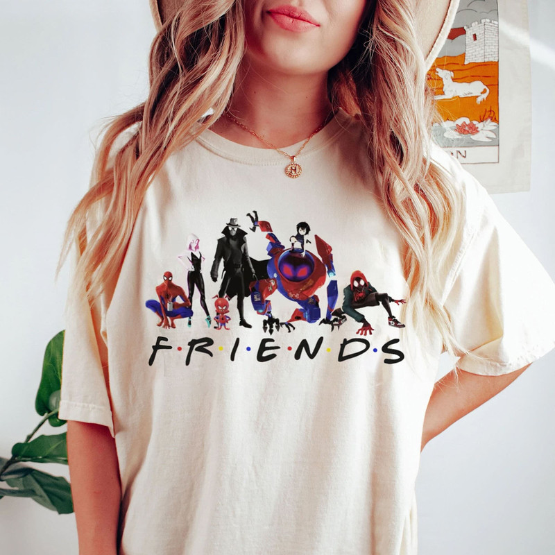 Spiderman Across the Spider-Verse Squad Team Shirt, Spider Punk Friends Shirt, Marvel Comics Sweatshirt - 1.jpg