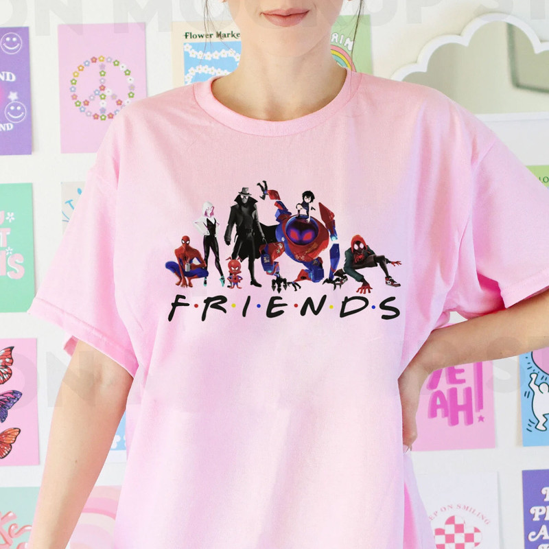 Spiderman Across the Spider-Verse Squad Team Shirt, Spider Punk Friends Shirt, Marvel Comics Sweatshirt - 2.jpg