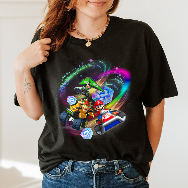 Super Mario Comfort Colors T-Shirt Gift for Gamer, Mario Squad T-Shirt, Super Mommio Daddio LongSleeve, Gaming Hoodie - 3.jpg