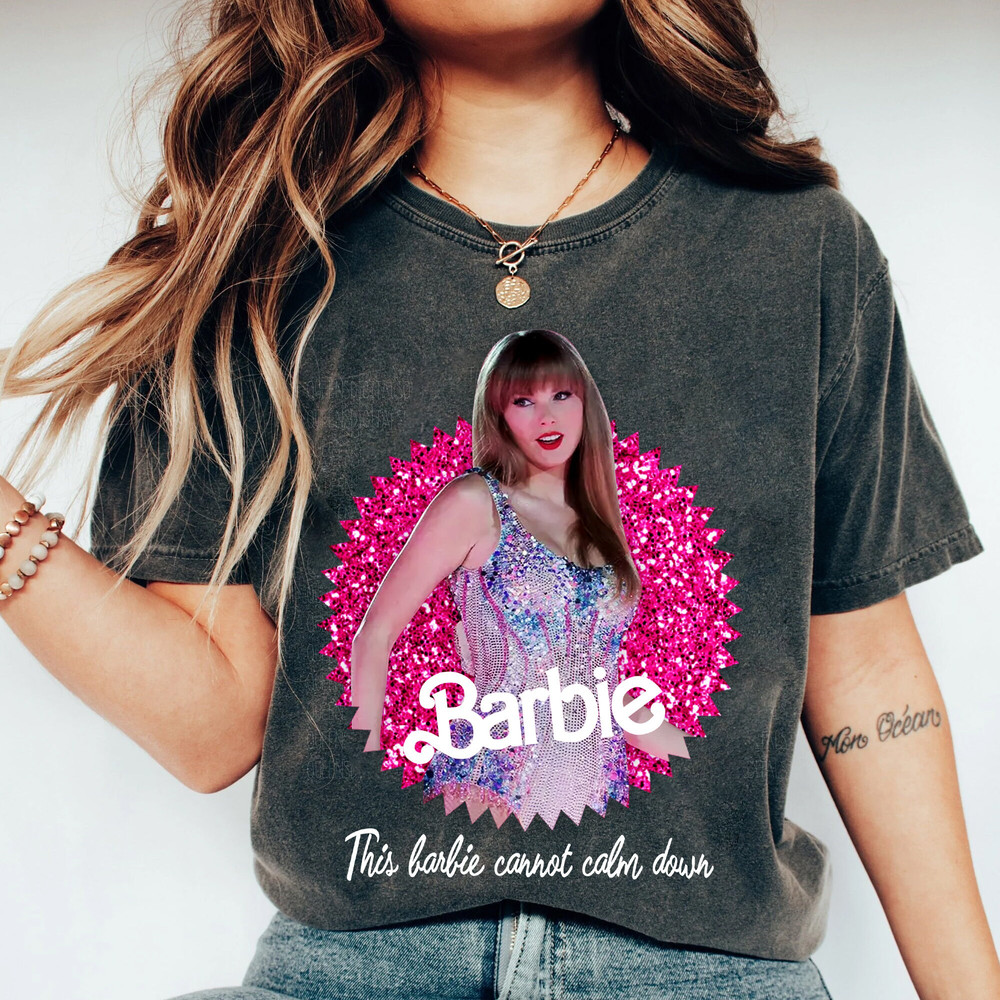 Taylor Barbie 2023 Shirt Pink Barbie Shirt Gildan Shirt - 1.jpg