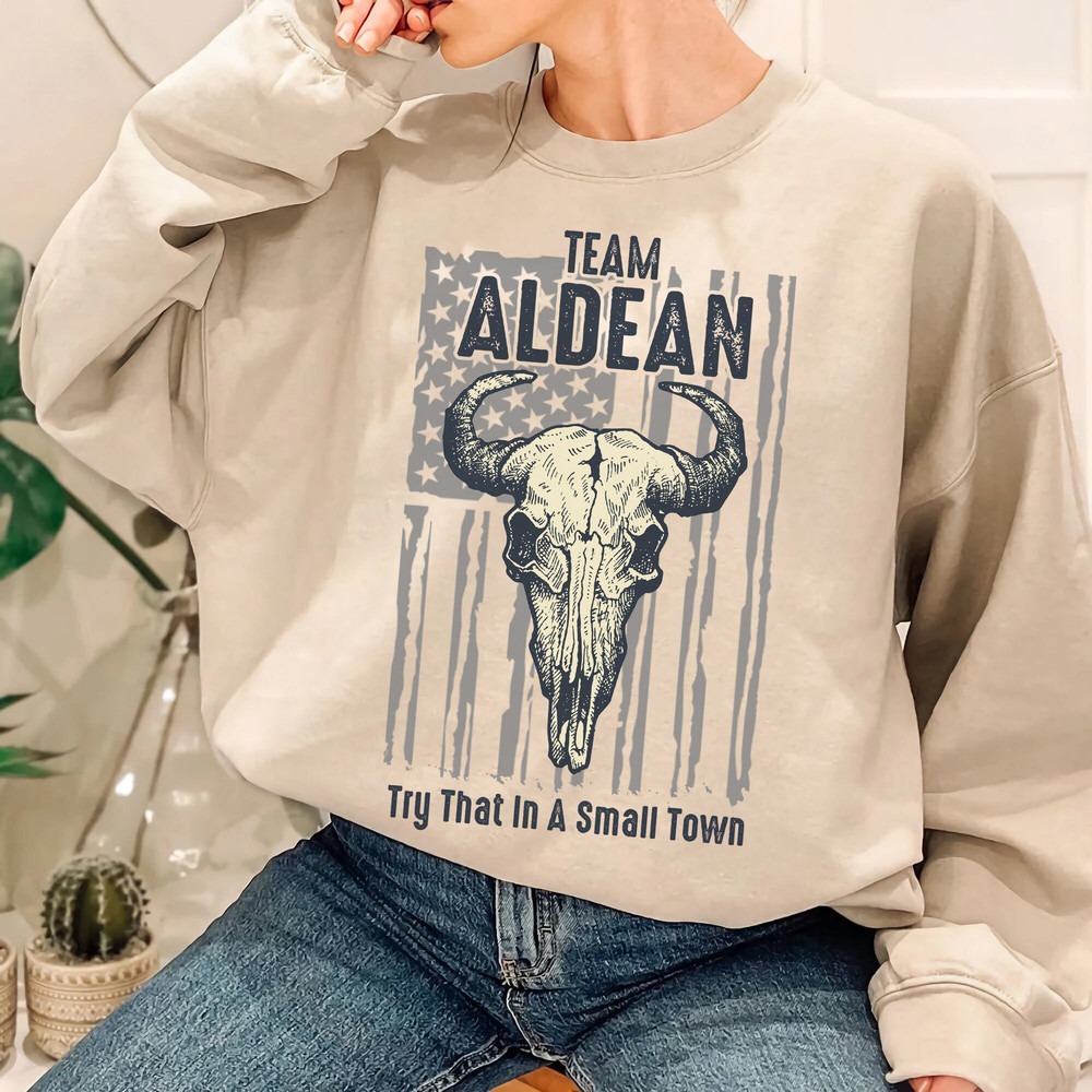 Team Jason Aldean T-Shirt Western Tee Try That In A Small Town Shirt - 3.jpg