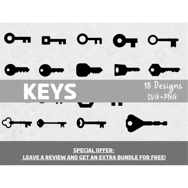 Random Key Svg Key SVG Bundle, Svg files for Cricut, Keys Svg, Key Clipart, - Inspire ...