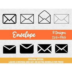 envelope svg bundle, svg files for cricut, mail clipart, communication clipart, mail svg, internet clipart, postman svg