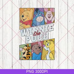 vintage disney pooh and co est 1926 png, pooh and friends png, cute pooh bear png, retro winnie the pooh png, disney png