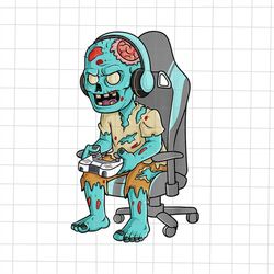 Zombie Scary Gaming Halloween Png, Gamer Zombie Scary Halloween Png, Gaming Halloween Png, Gamer halloween Png, Kids Boy