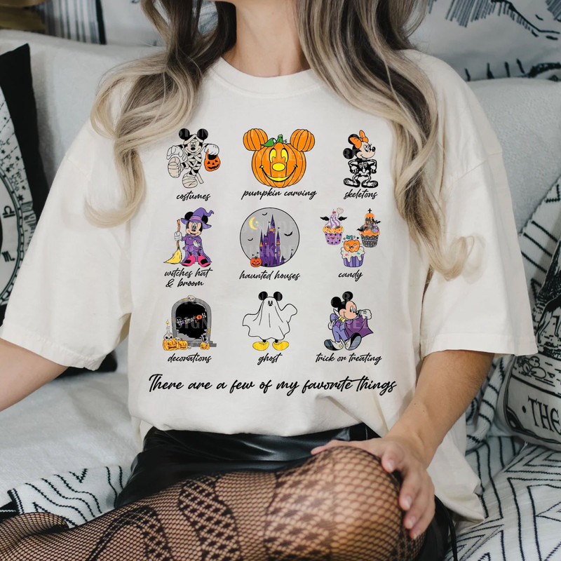 There Are A Few Of My Favorite Things Shirt Mickey Happy Halloween Shirt Gildan Shirt - 1.jpg