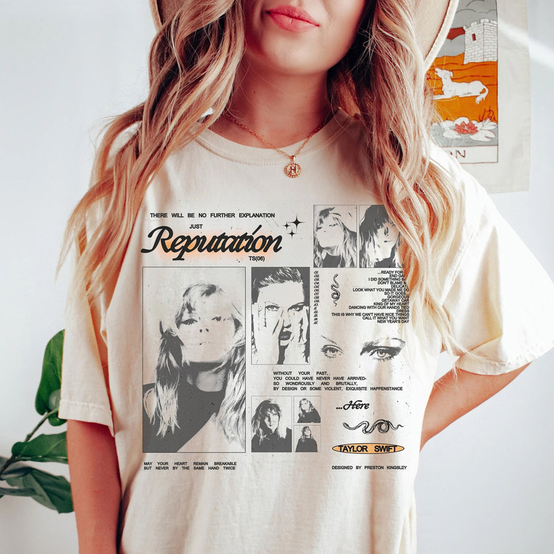 Vintage Reputation T-Shirt Reputation Track List T-Shirt Gildan Shirt - 1.jpg