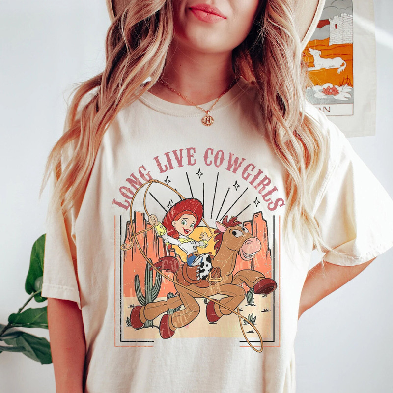 Vintage Toy Story Jessie Shirt Long Live Cowgirls Shirt Toy Story Jessie And Bullseye Shirt - 1.jpg