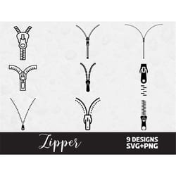 zipper svg bundle, svg files for cricut, crafty svg, sewing svg, fashion svg, zipper clipart, clothing png, clothes clip