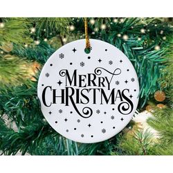 merry christmas ornament svg, christmas svg, christmas 2021 svg, merry xmas svg, round ornament svg png clipart cut file