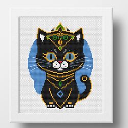 cat cross stitch pattern, counted cross stitch, modern cross stitch pattern, kitten cross stitch pdf, embroidery pattern