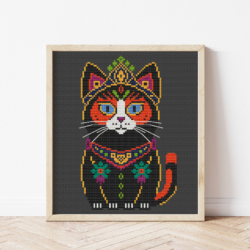 kitten cross stitch pattern