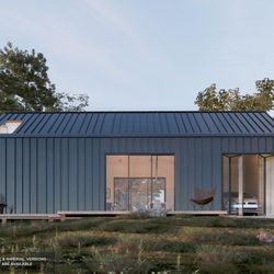 Modern Cabin House, 16ft by 42ft, 680 sq. ft. Tiny House