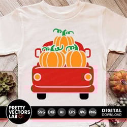 pumpkin truck svg, fall truck cut files, thanksgiving svg dxf eps png, farmhouse sign svg, halloween clipart, harvest sv