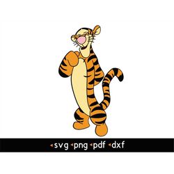 tigger- 12 svg, png, pdf, dxf