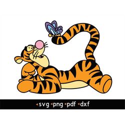 tigger- 11 svg, png, pdf, dxf
