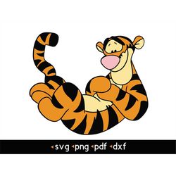 tigger- 10 svg, png, pdf, dxf