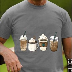 winnie the pooh coffee latte png svg, vintage fall season sweater png, fall coffee shirt png