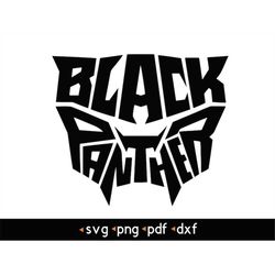 black panther- 1 svg, png, pdf, dxf