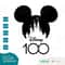 100 Years of Wonder Anniversary Mouse Ears with Bow and Castle SVG Clipart Digital Download Sublimation Cricut Cut File Png Dxf Eps Jpg - 2.jpg