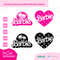 Barbi Retro Logo Bundle Palms Heart Stars Pink  Color Layered Black  SVG PNG JPG Clipart Digital Download Sublimation Cricut Cut File Dxf - 2.jpg
