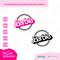 Barbi Retro Logo Bundle Palms Heart Stars Pink  Color Layered Black  SVG PNG JPG Clipart Digital Download Sublimation Cricut Cut File Dxf - 4.jpg