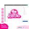 Barbi Retro Logo Bundle Palms Heart Stars Pink  Color Layered Black  SVG PNG JPG Clipart Digital Download Sublimation Cricut Cut File Dxf - 6.jpg