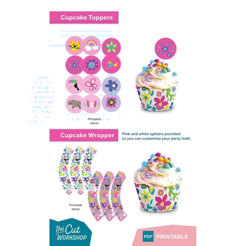 Encanto Birthday Party Printable Bundle - 10 ITEM Bundle - PINK Theme - PDF Instant Digital Download - 6.jpg