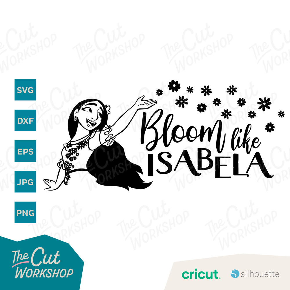 Encanto Bloom Like Isabela Madrigal  SVG Encanto Clipart Images Digital Download Sublimation Cut File Png Dxf Eps Jpg - 2.jpg