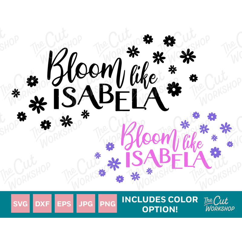Encanto Bloom Like Isabela Madrigal  SVG Encanto Clipart Images Digital Download Sublimation Cut File Png Dxf Eps Jpg - 1.jpg