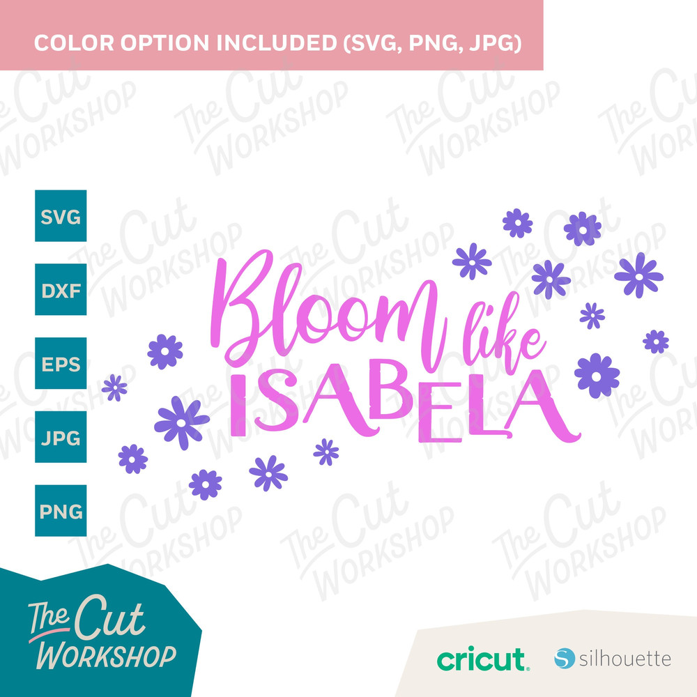 Encanto Bloom Like Isabela Madrigal  SVG Encanto Clipart Images Digital Download Sublimation Cut File Png Dxf Eps Jpg - 4.jpg