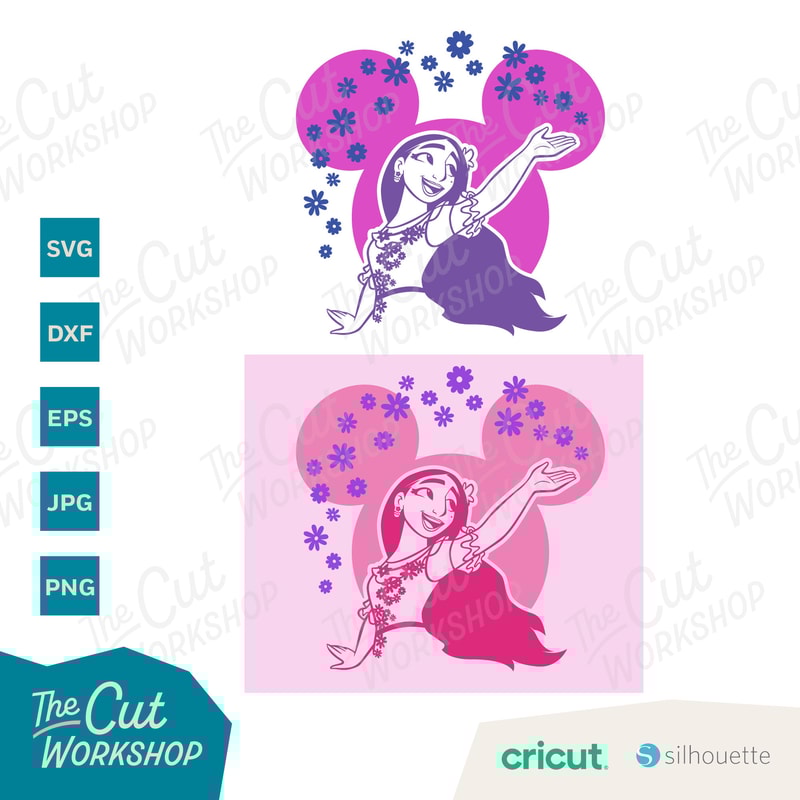 Encanto Isabela Madrigal SVG 3 COLOR Encanto Clipart Images Instant Digital Download Sublimation Cut File Png Dxf Eps Jpg - 2.jpg