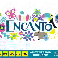 encanto logo icons clipart images instant digital download sublimation cut file cricut svg png dxf