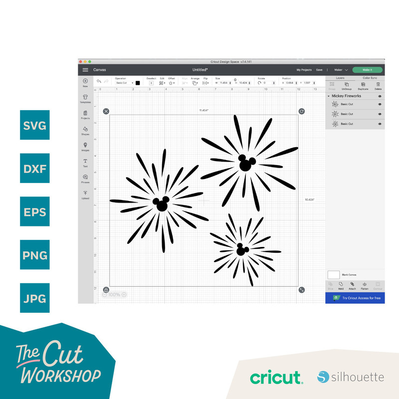 Fireworks Mouse Ears Disneyland Disneyworld  SVG Clipart Images Digital Download Sublimation Cricut Cut File Png Dxf Eps Jpg - 6.jpg
