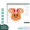 Gingerbread Cookie Christmas Mickey Minnie Mouse Ears  SVG Clipart Images Digital Download Sublimation Cricut Cut File Png Dxf Jpg - 3.jpg