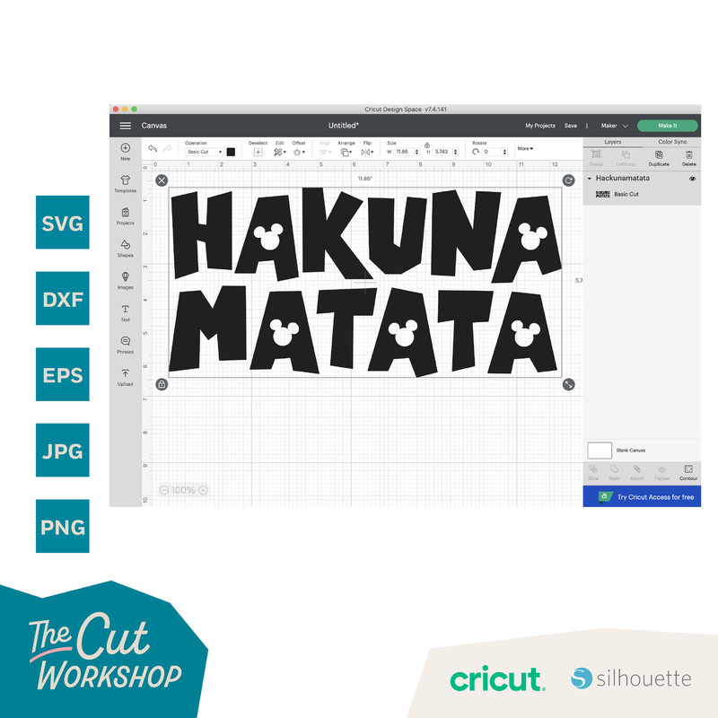 Hakuna Matata Lion King Animal Kingdom Disneyland Disneyworld Vacation  SVG Clipart Digital Download Sublimation Cut File Png Dxf Eps Jpg - 2.jpg