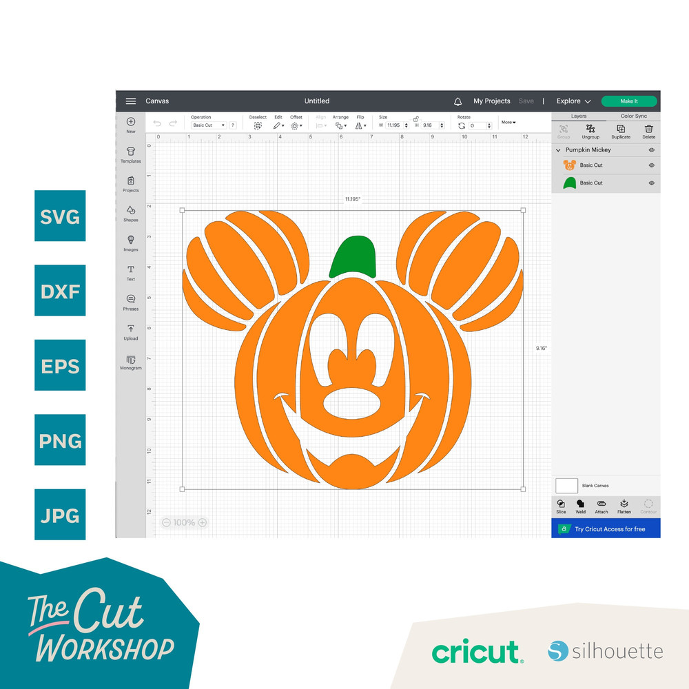 Halloween Pumpkin Mickey Minnie Mouse Fall Autumn  SVG Clipart Images Digital Download Sublimation Cricut Cut File Png Dxf Eps - 4.jpg