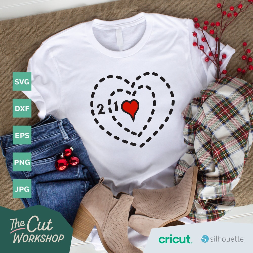 Heart Grew Two Sizes Christmas Layered SVG Clipart Images Digital Download Sublimation Cricut Cut File Png Dxf Jpg - 5.jpg